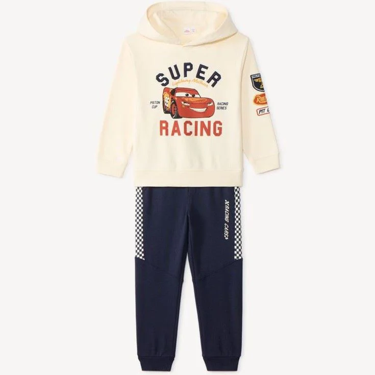 image for Orchestra Set 2 piese Flash McQueen - hoodie si pantaloni de trening foto