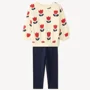 Orchestra Set 2 piese Tulips - bluza cu maneca lunga si pantaloni foto