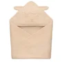 Детское муслиновое полотенце с капюшоном Lionelo Beige Sand, 80x80 см foto