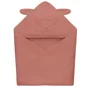 Полотенце с капюшоном из муслина Lionelo Red Coral, 80x80 см foto