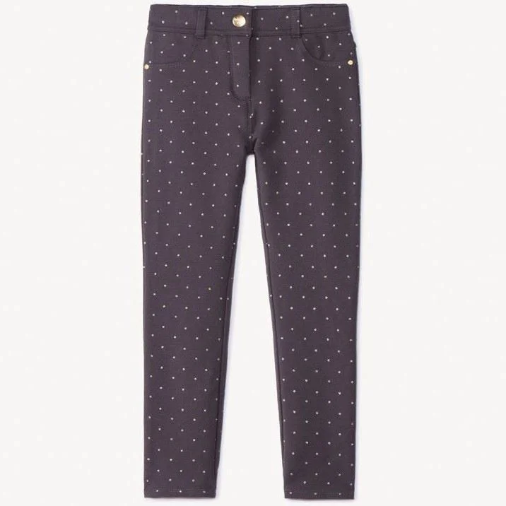Orchestra Pantaloni skinny din molton cu buline Grey foto