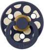Suzeta rotunda din latex BIBS Studio Colour Polka dot Deep Space/Ivory (0-6 luni) foto