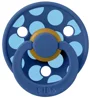 Suzeta rotunda din latex BIBS Studio Colour Polka dot Cornflower/Breeze (0-6 luni) foto