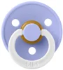 Suzeta rotunda fosforescenta din latex BIBS Colour Glow Hush (6-18 luni) foto