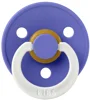 Suzeta rotunda fosforescenta din latex BIBS Colour Glow Grape (6-18 luni) foto
