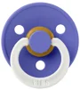 Suzeta rotunda fosforescenta din latex BIBS Colour Glow Grape (0-6 luni) foto