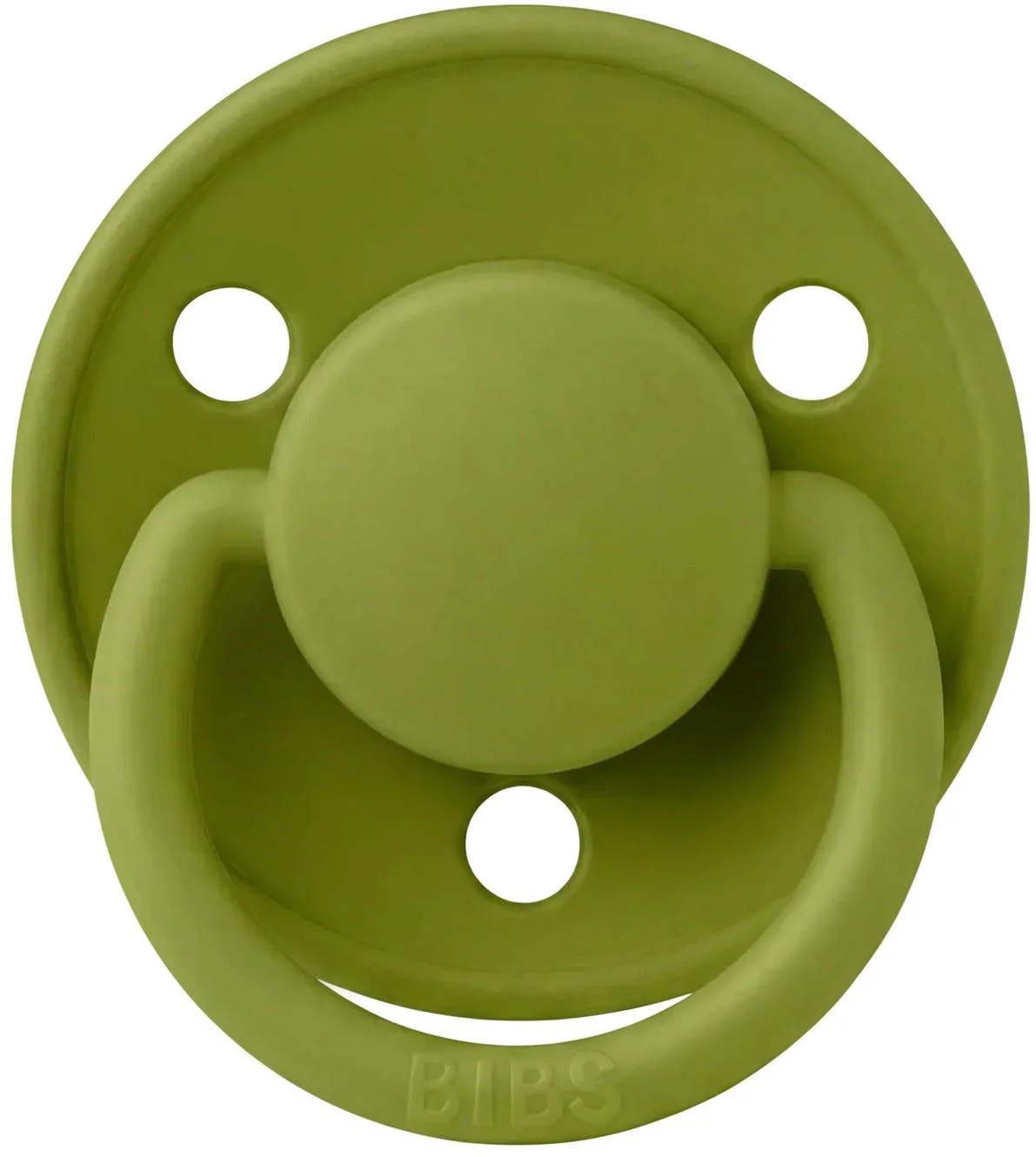 Suzeta rotunda din silicon BIBS De Lux Wasabi (0-36 luni) foto