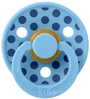 Suzeta rotunda din latex BIBS Studio Colour Polka dot Breeze/Cornflower (6-18 luni) foto