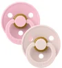 Set 2 suzete rotunde din latex BIBS Colour Petal/Baby Pink (0-6 luni) foto