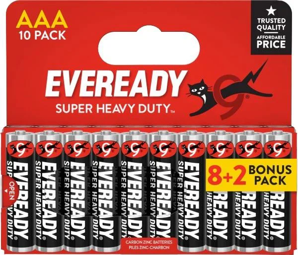 image for Baterii Eveready Alcaline AAA, 10 buc. foto