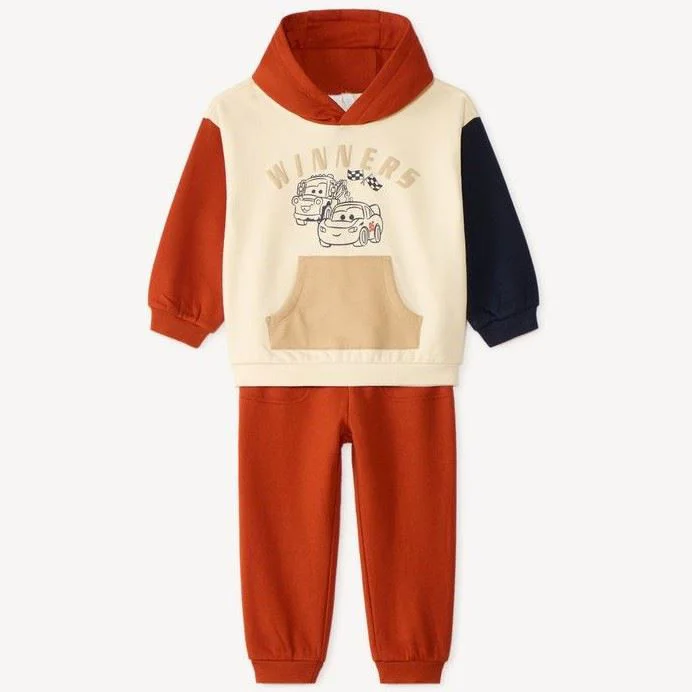 image for Orchestra Set 2 piese Flash McQueen - hoodie si pantaloni de trening foto