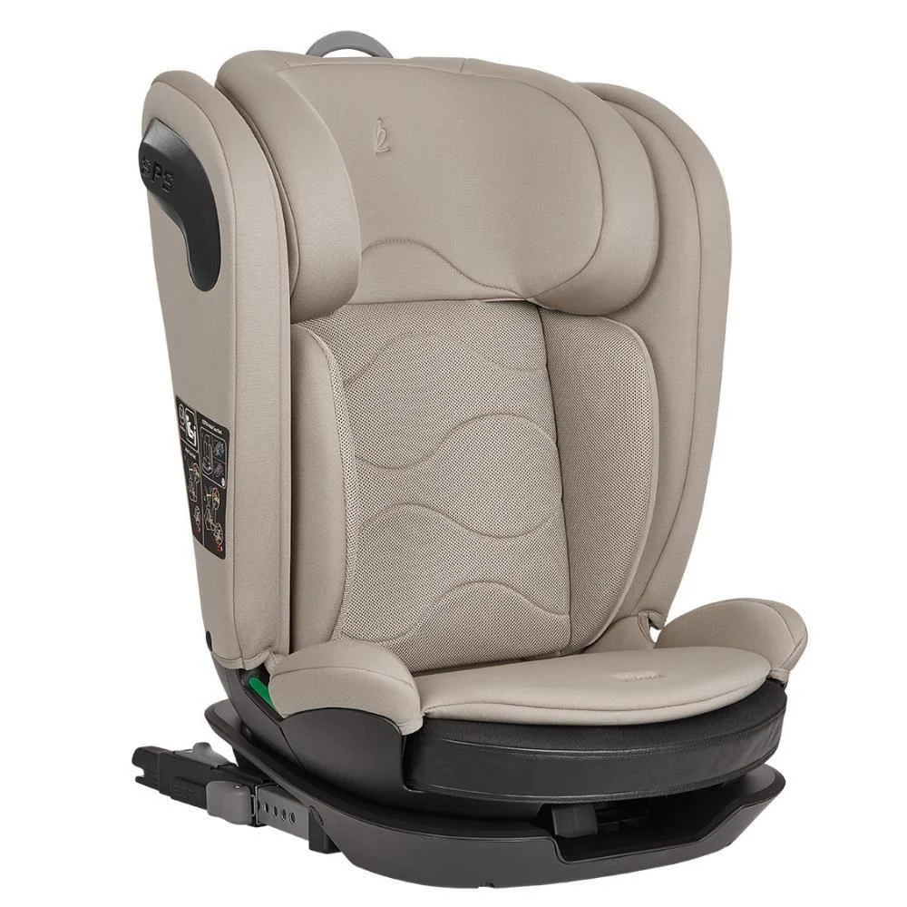 image for Автокресло с Isofix KikkaBoo i-Wave i-Size Champagne, 100-150 см foto
