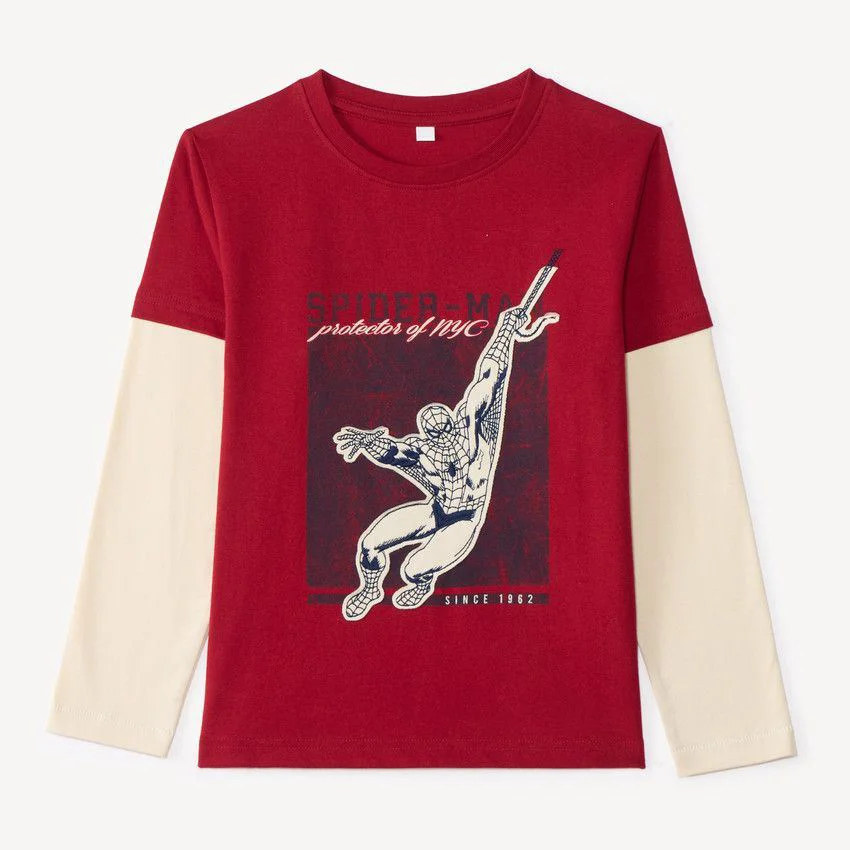 Orchestra Bluza cu maneca lunga 2 in 1 Spider-Man foto
