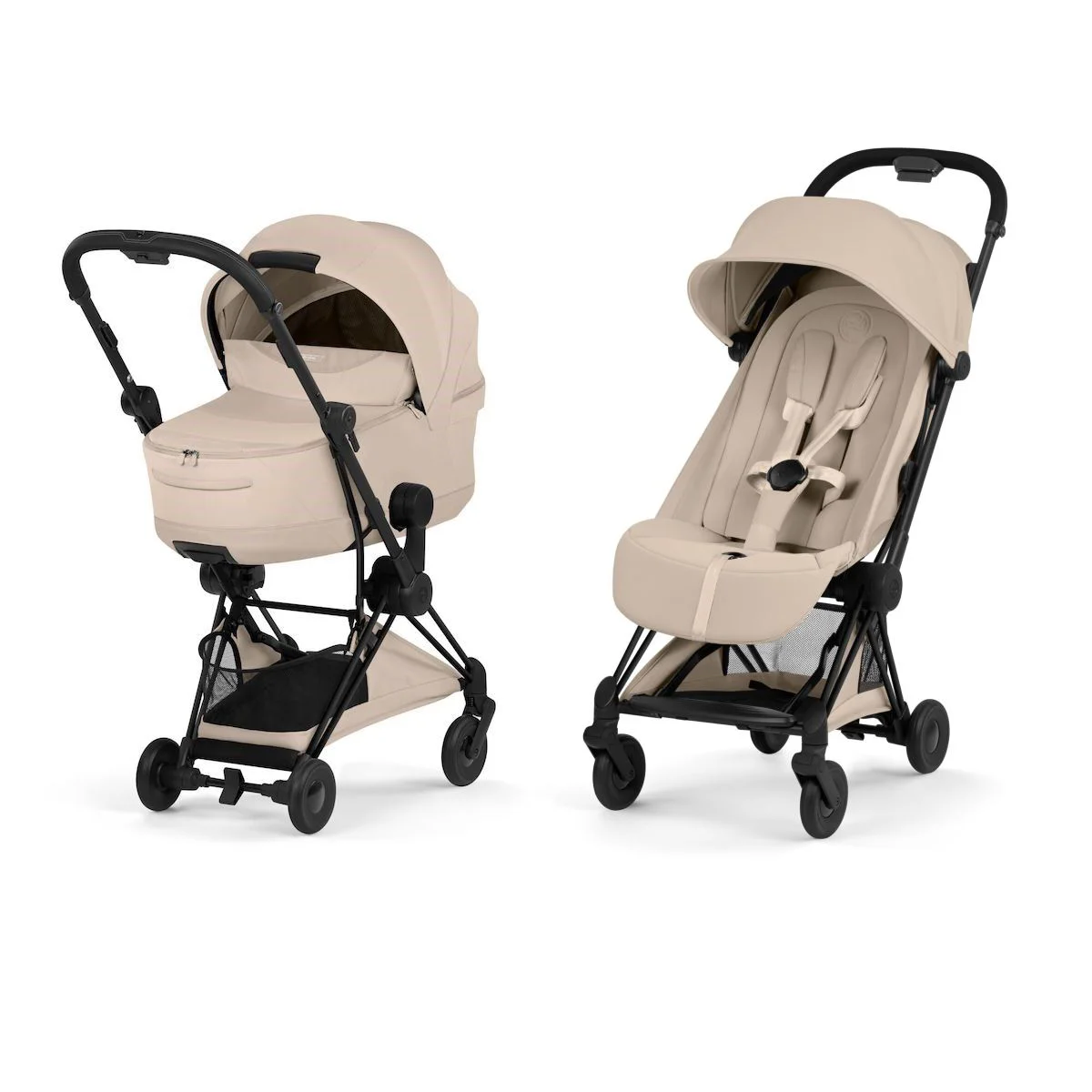 image for Коляска 2 в 1 Cybex Coya Matt Black Cozy Beige 2026 foto