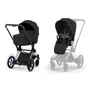 Коляска 2 в 1 Cybex e-Priam Rosegold Sepia Black 2026 foto