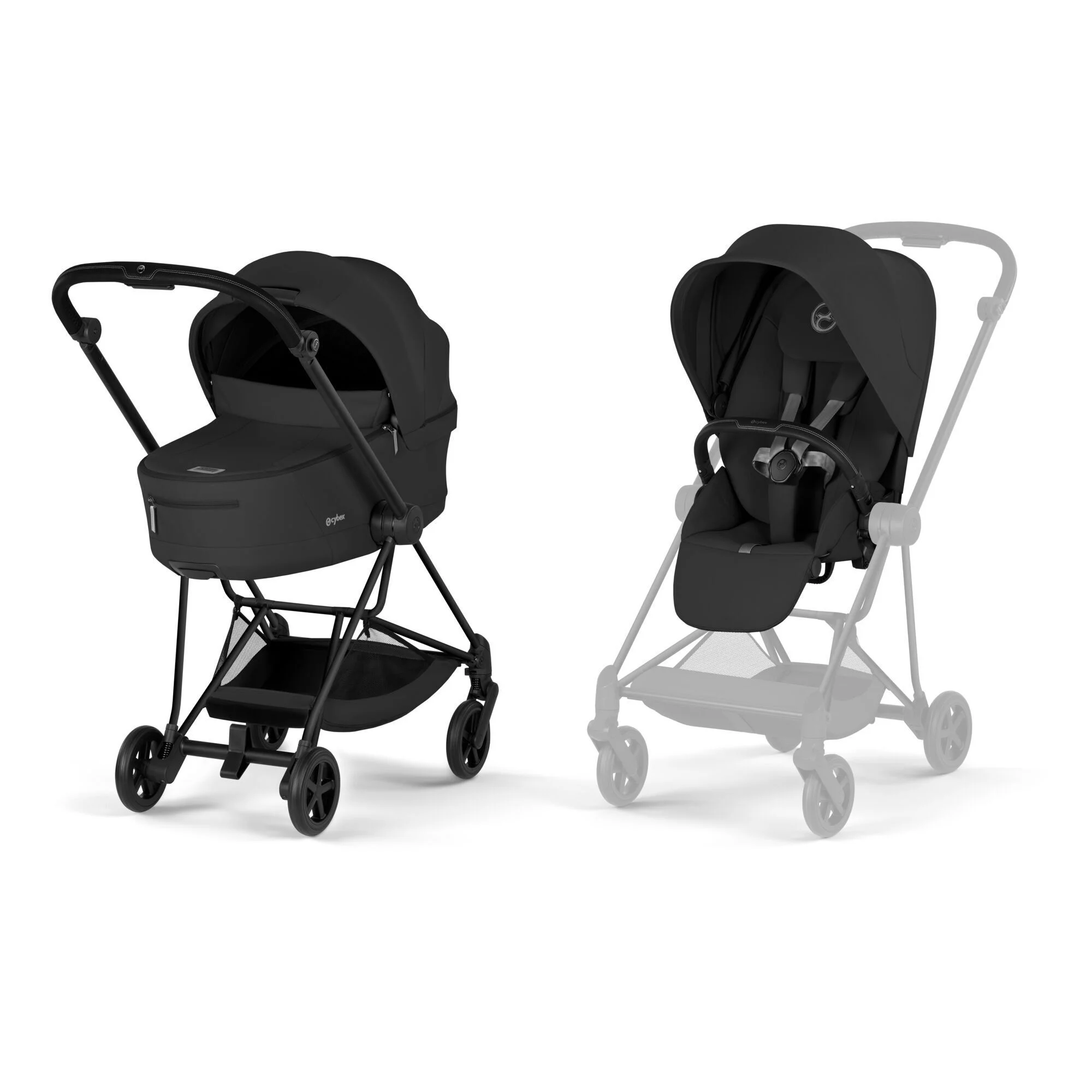 image for Коляска 2 в 1 Cybex Mios Matt Black Sepia Black 2026 foto
