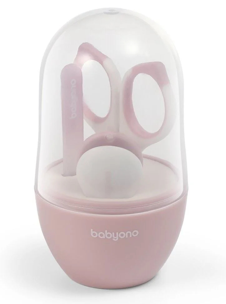 image for Набор для маникюра в футляре BabyOno Pink, 3 шт. foto