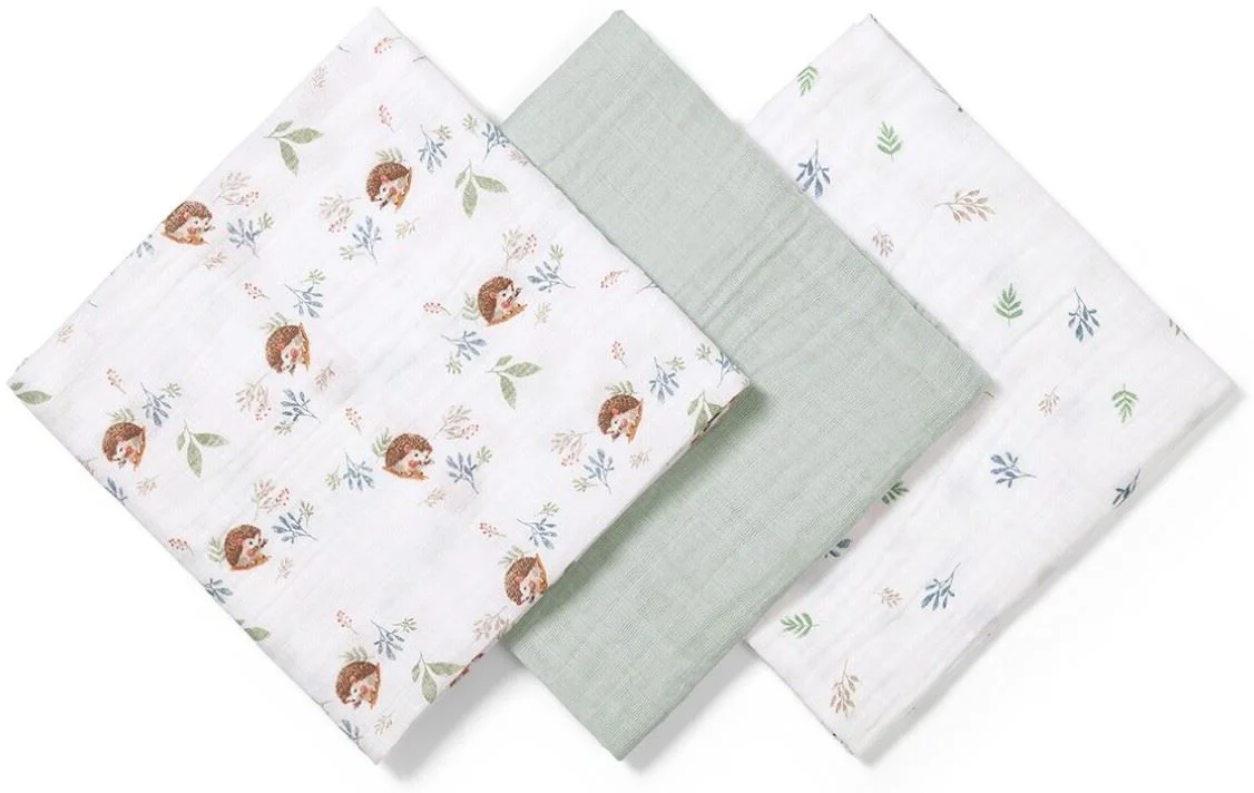 image for Супермягкие муслиновые пелёнки BabyOno Green, 3 шт. foto
