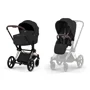 Коляска 2 в 1 Cybex Priam Rosegold Sepia Black 2026 foto