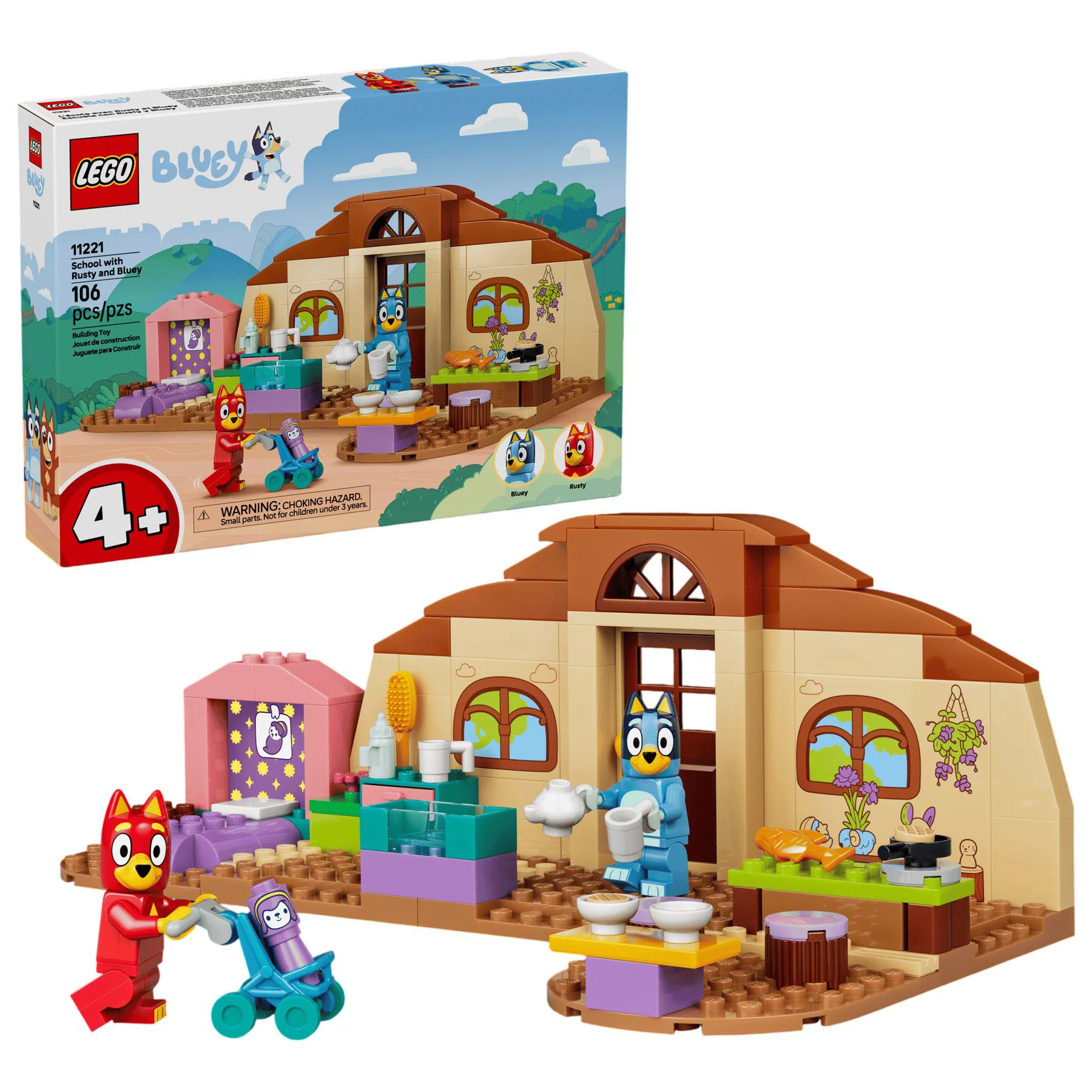 LEGO Bluey - Scoala cu Rusty si Bluey foto