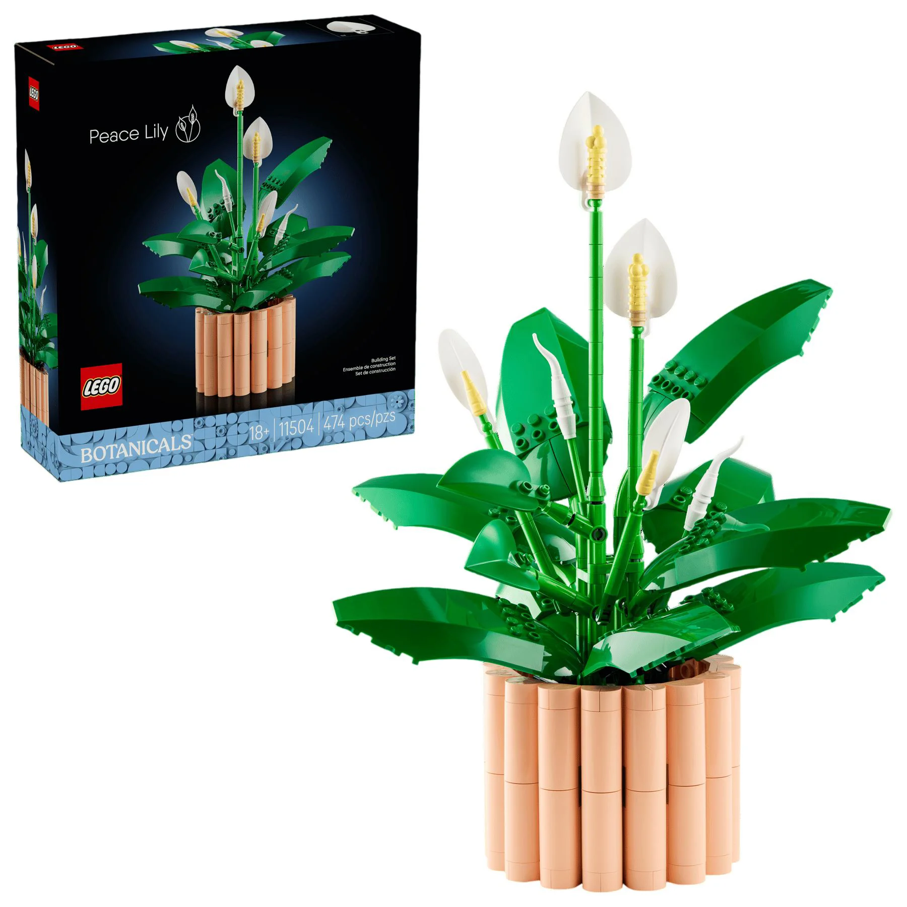 LEGO Botanicals - Crinul pacii foto