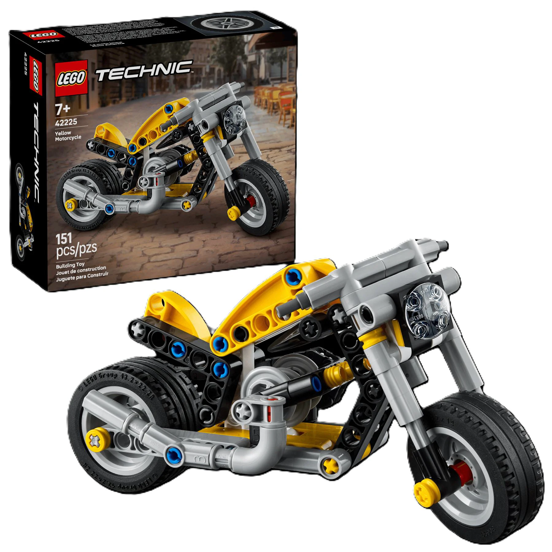 image for LEGO Technic - Жёлтый мотоцикл foto