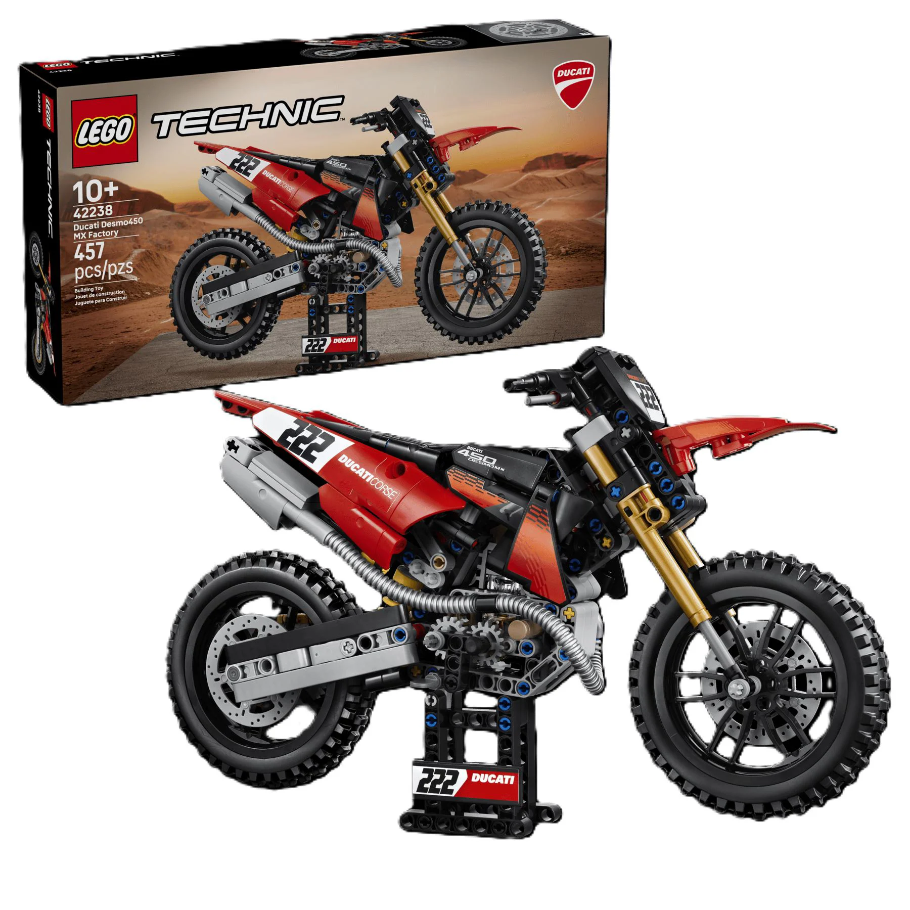 image for LEGO Technic - Ducati Desmo450 MX Factory Motorcycle foto