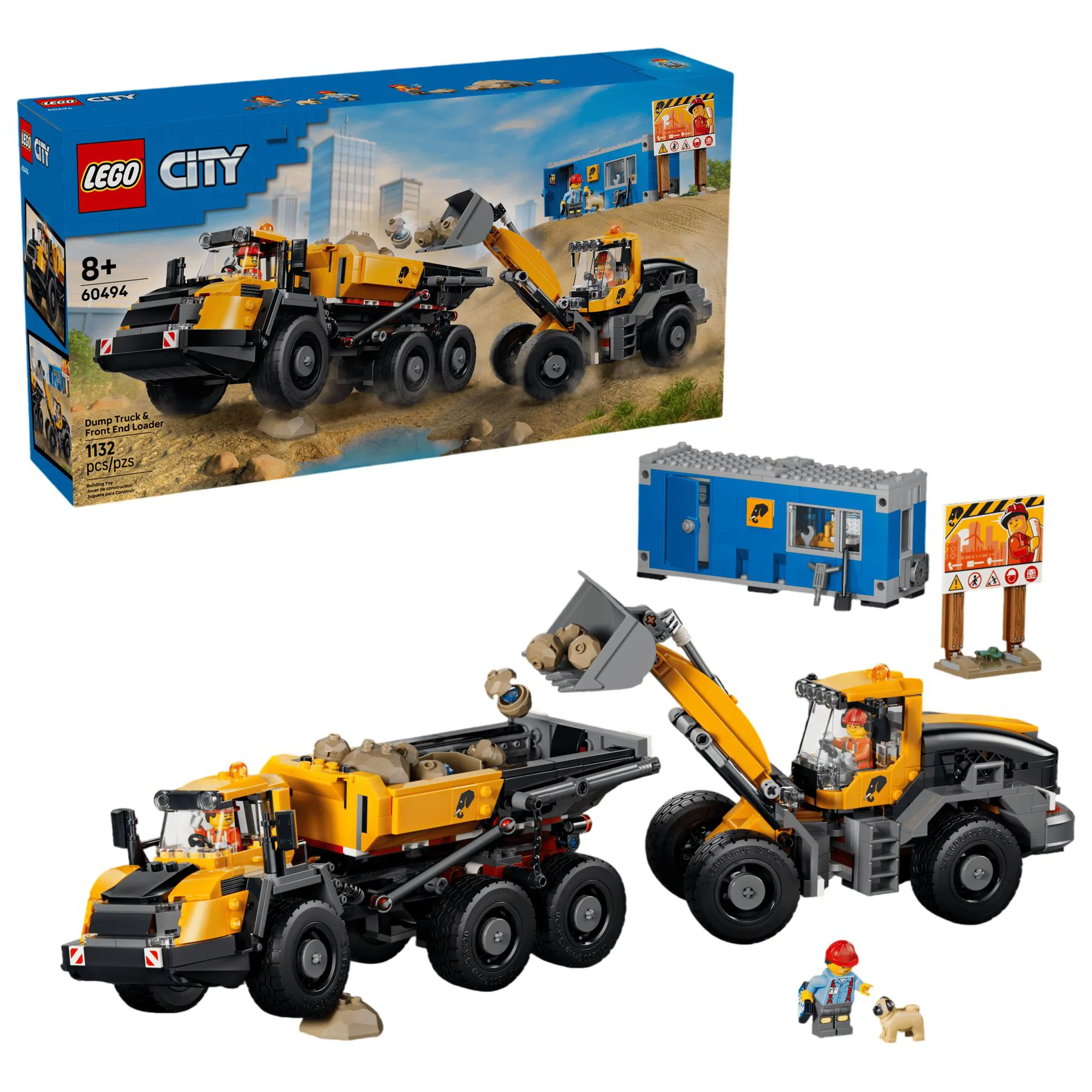image for LEGO City - Basculanta si Incarcator Frontal foto