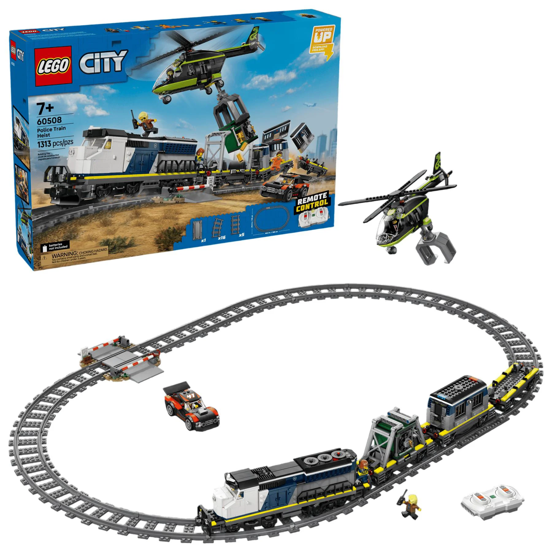 LEGO City - Jaf in Trenul Politiei foto