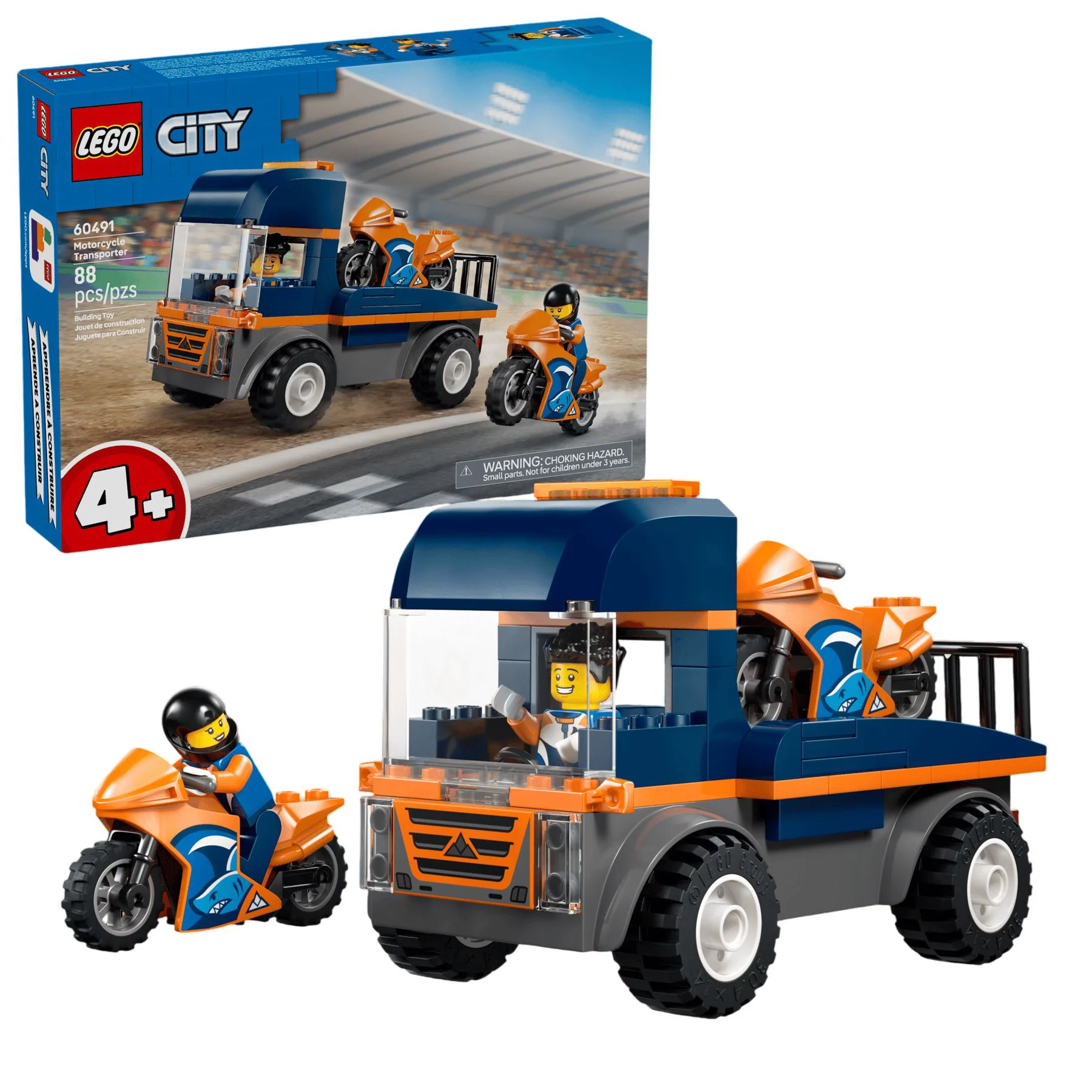 image for LEGO City - Transportator de Motociclete foto