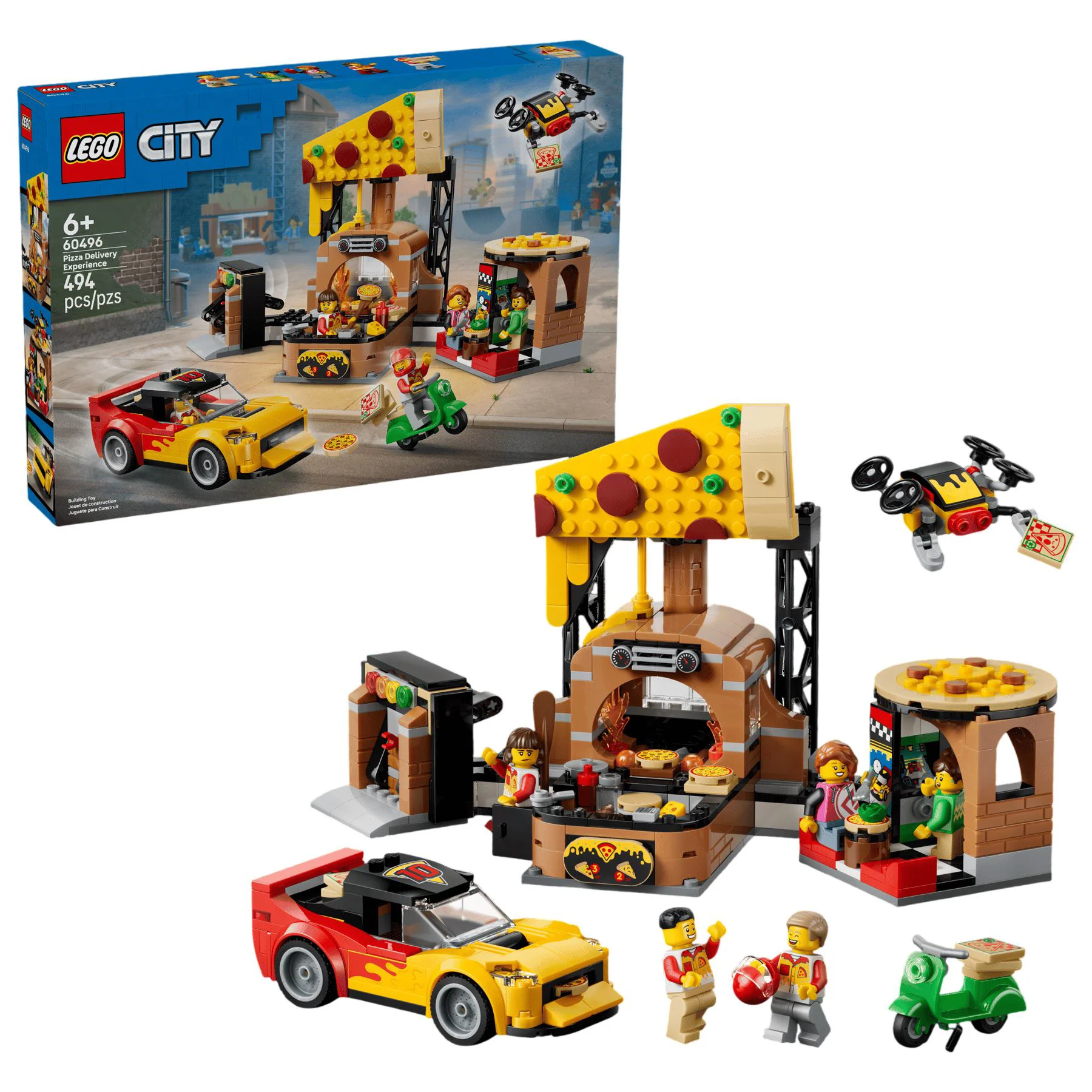 LEGO City - Доставка пиццы с транспортом foto