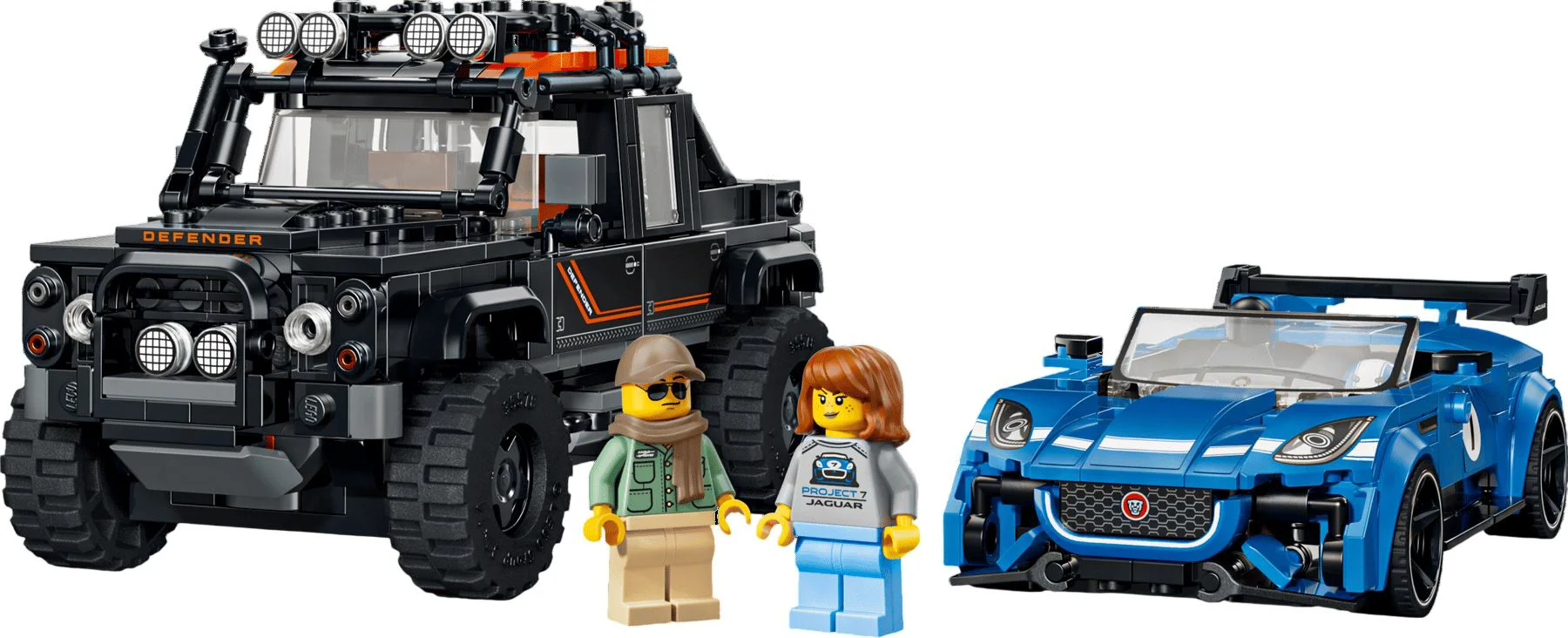image for LEGO Speed Champions - Jaguar Project 7 & Land Rover Defender foto