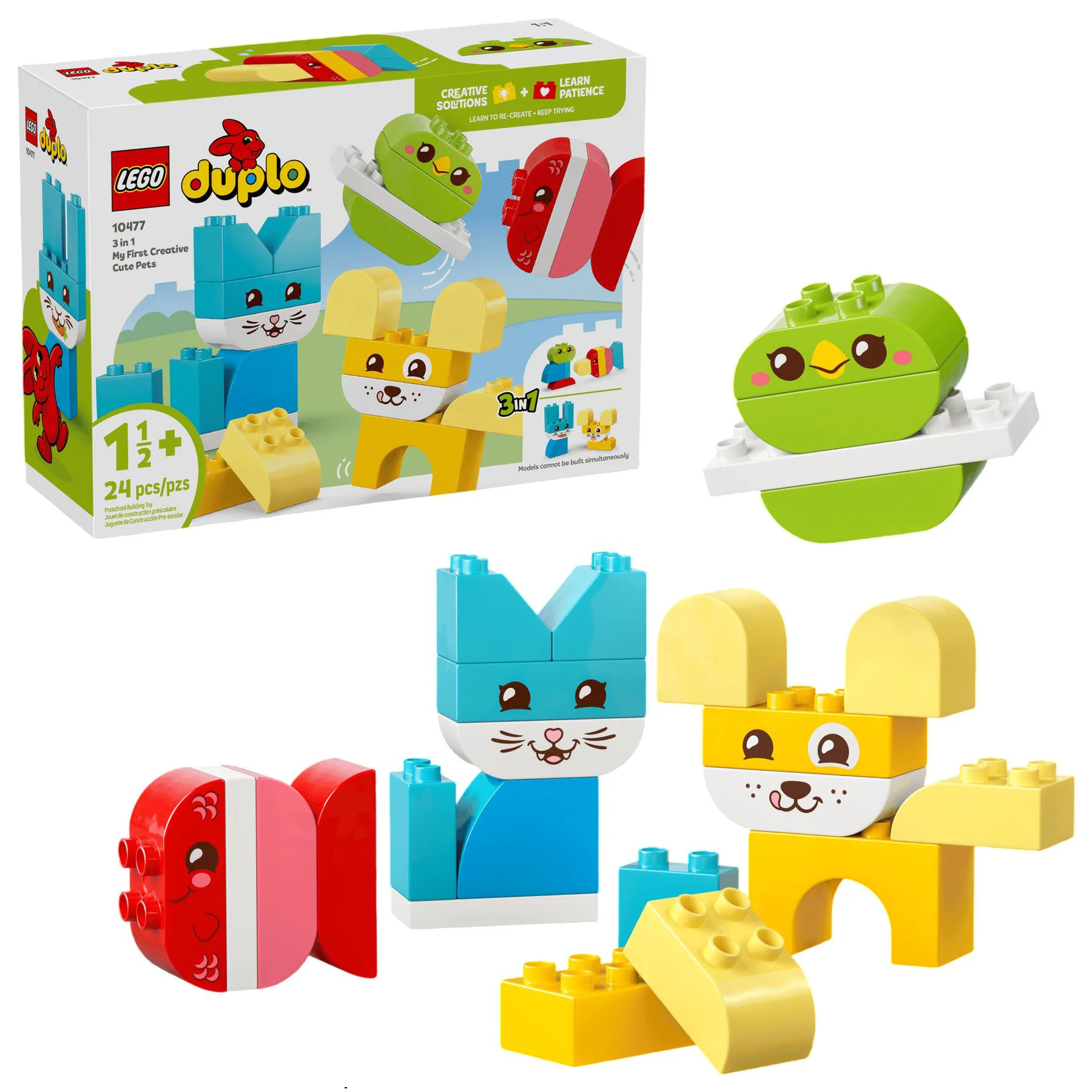 image for LEGO Duplo - 3 in 1 Animalute Dragute foto