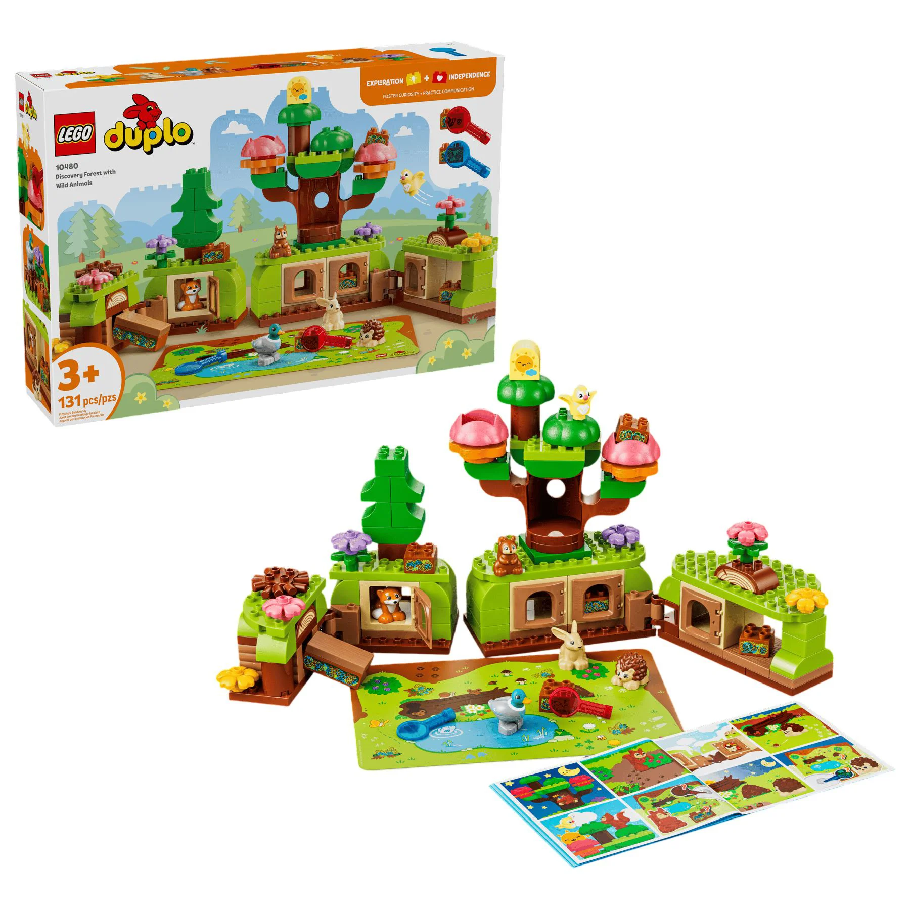 LEGO Duplo - Padure de Explorare cu Animale Salbatice foto