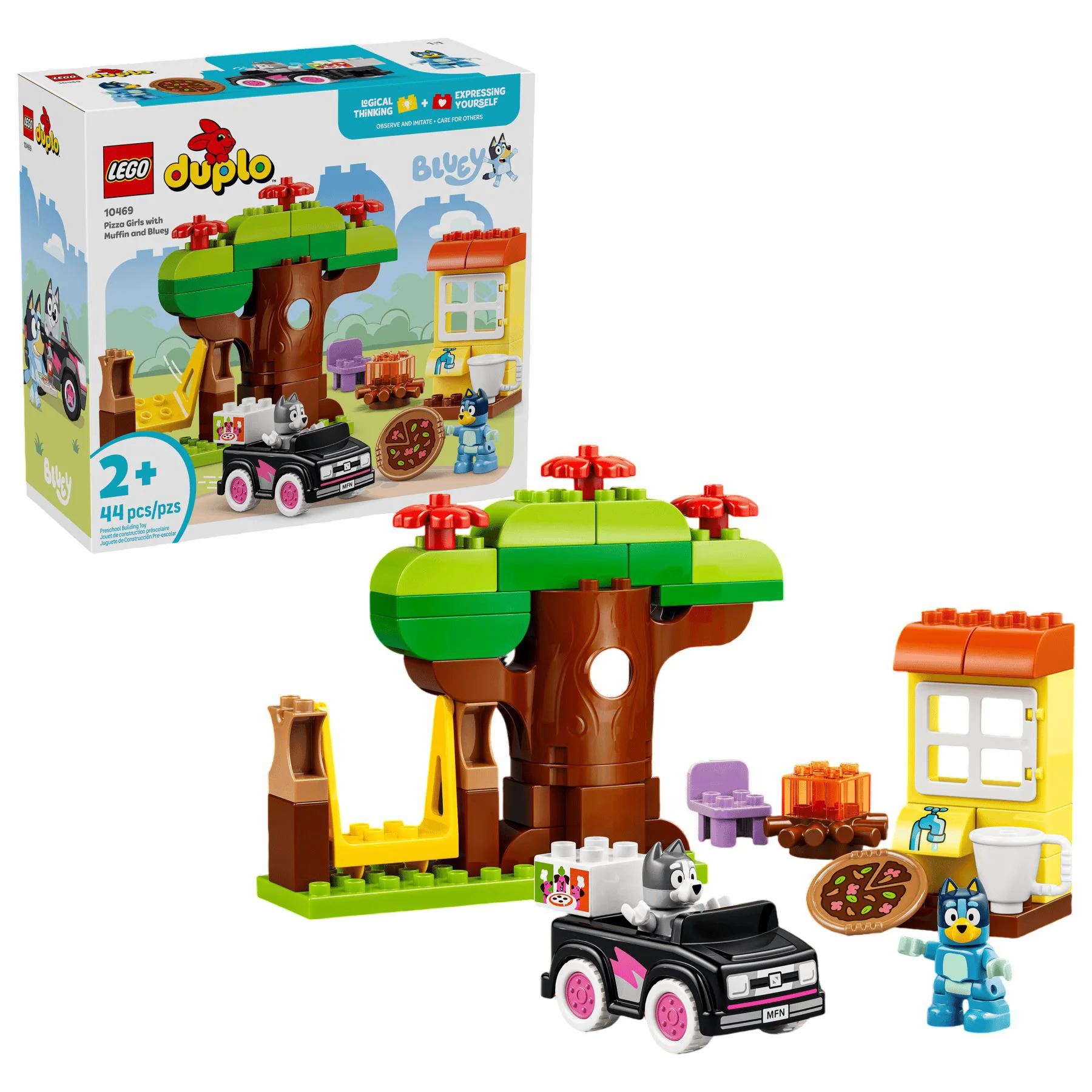 image for LEGO Duplo - Fetele cu Pizza, Muffin si Bluey foto
