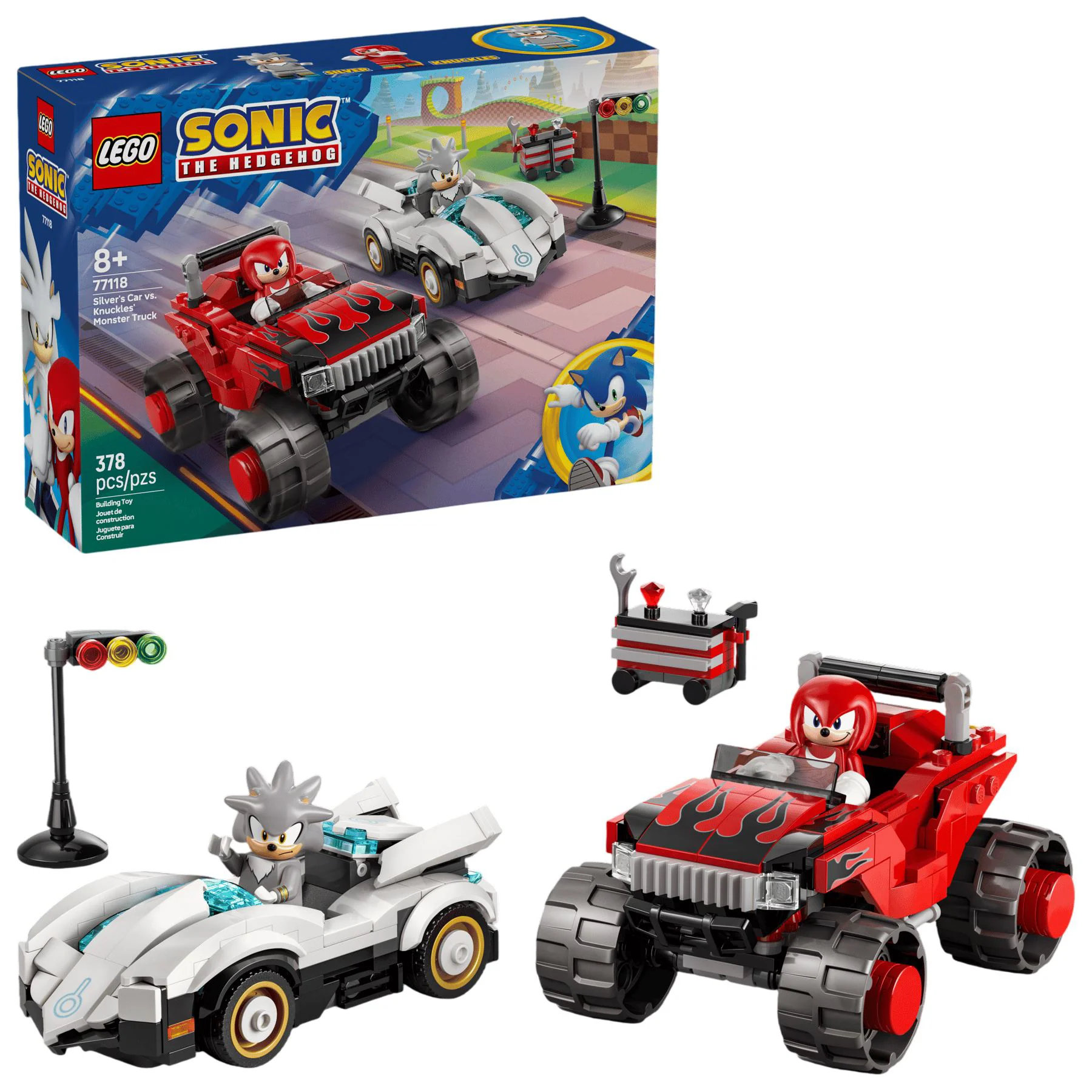 LEGO Sonic - Silver's Car vs. Knuckles' Monster Truck foto