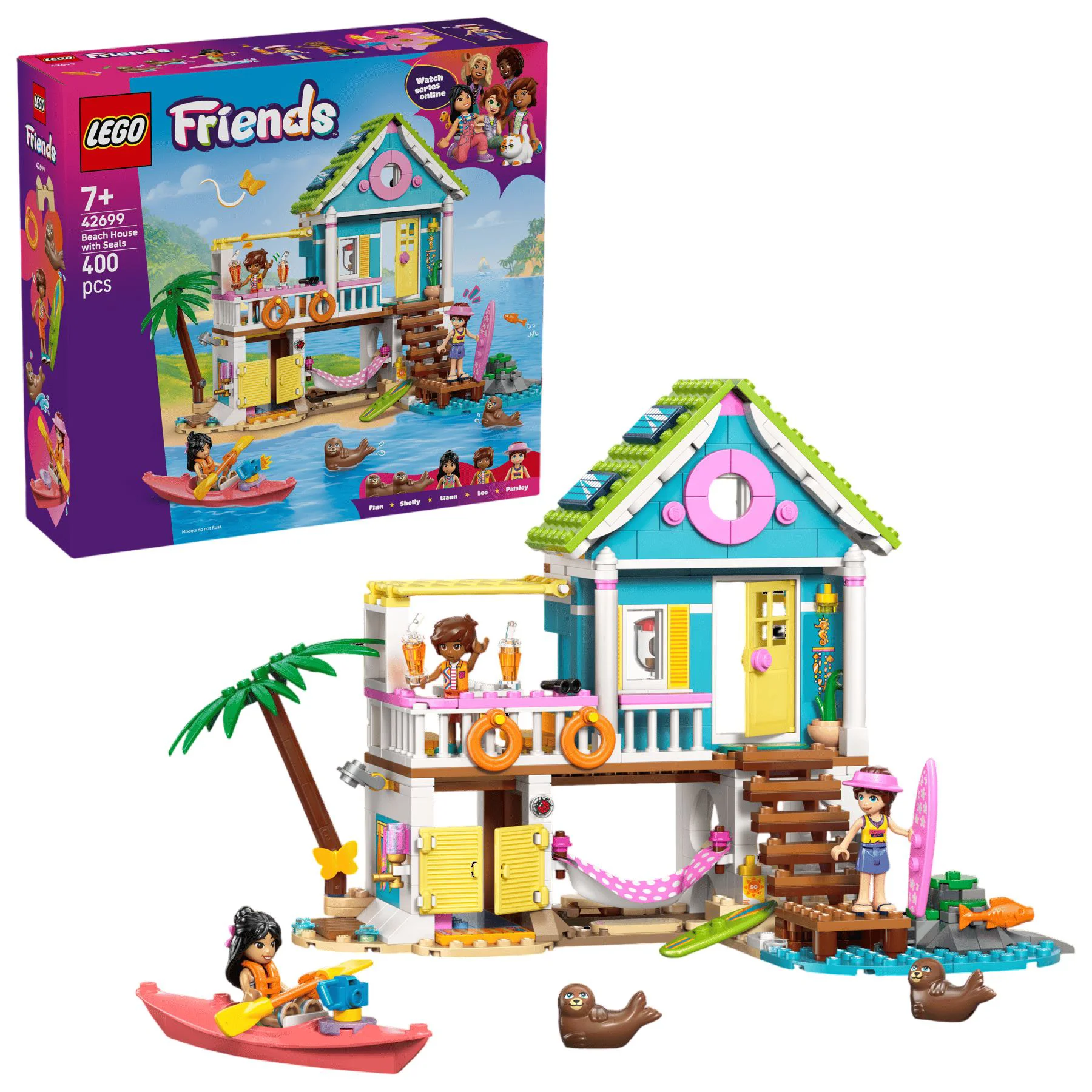 image for LEGO Friends - Домик на пляже с тюленями foto