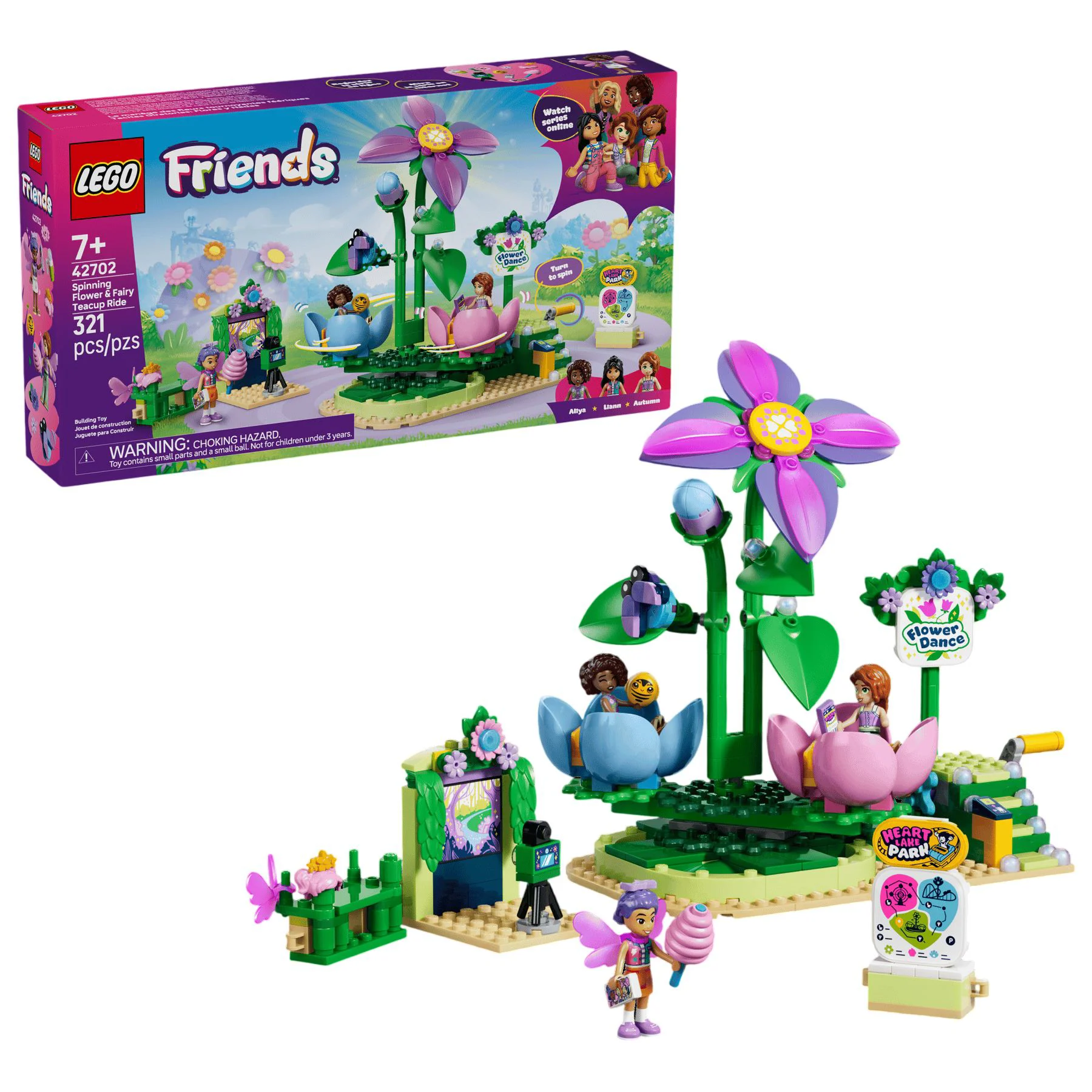 image for LEGO Friends - Карусель с вращающимся цветком и чашками фей foto