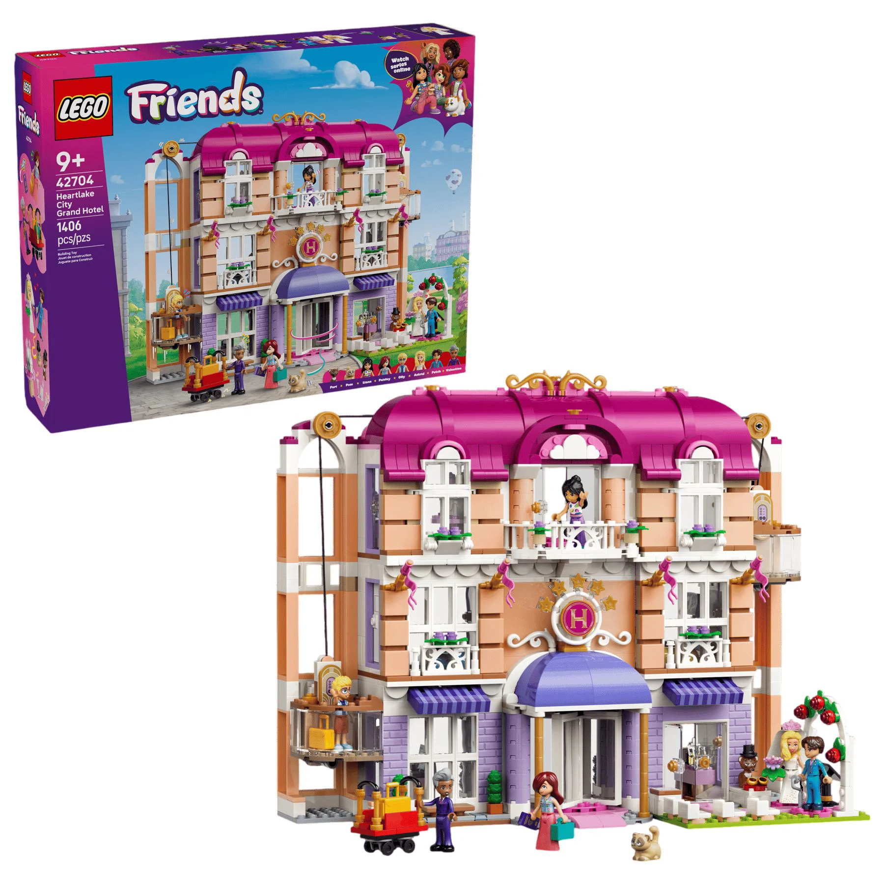 image for LEGO Friends - Большой отель в Хартлейк-Сити foto