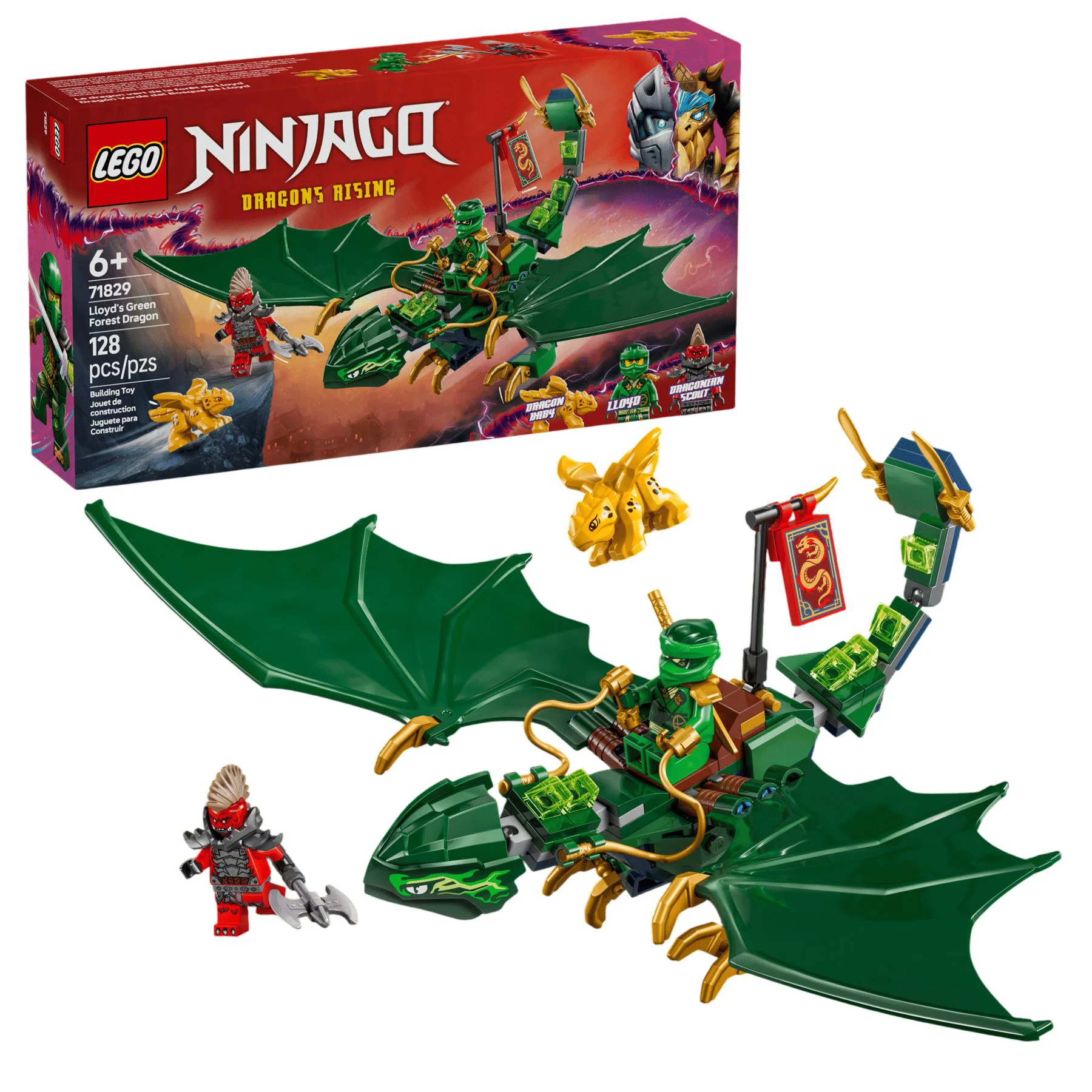 image for LEGO Ninjago - Lloyd's Green Forest Dragon foto