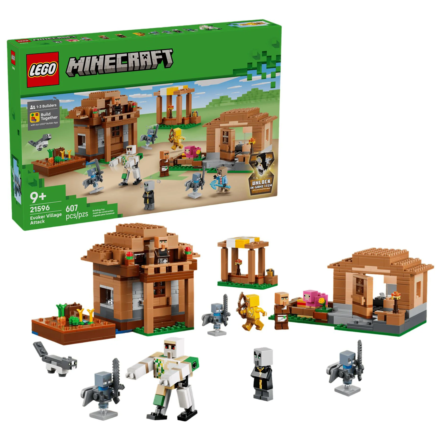image for LEGO Minecraft - Атака Вызывателя на деревню foto