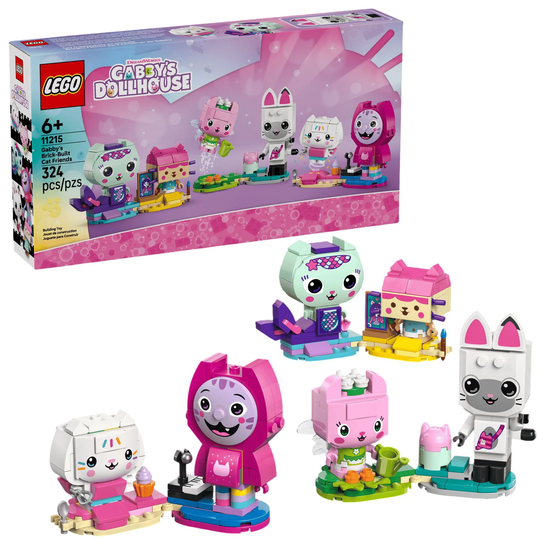 LEGO Gabby's Dollhouse - Prietenii pisicute din caramizi foto