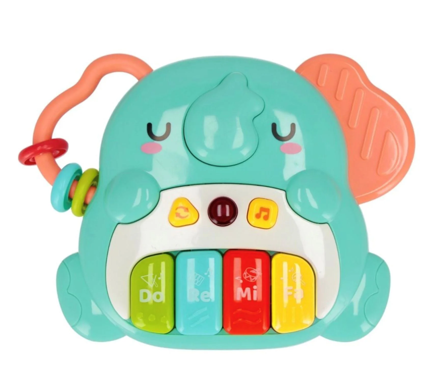 image for Jucarie interactiva BamBam Pian cu 4 clape, Elefant foto