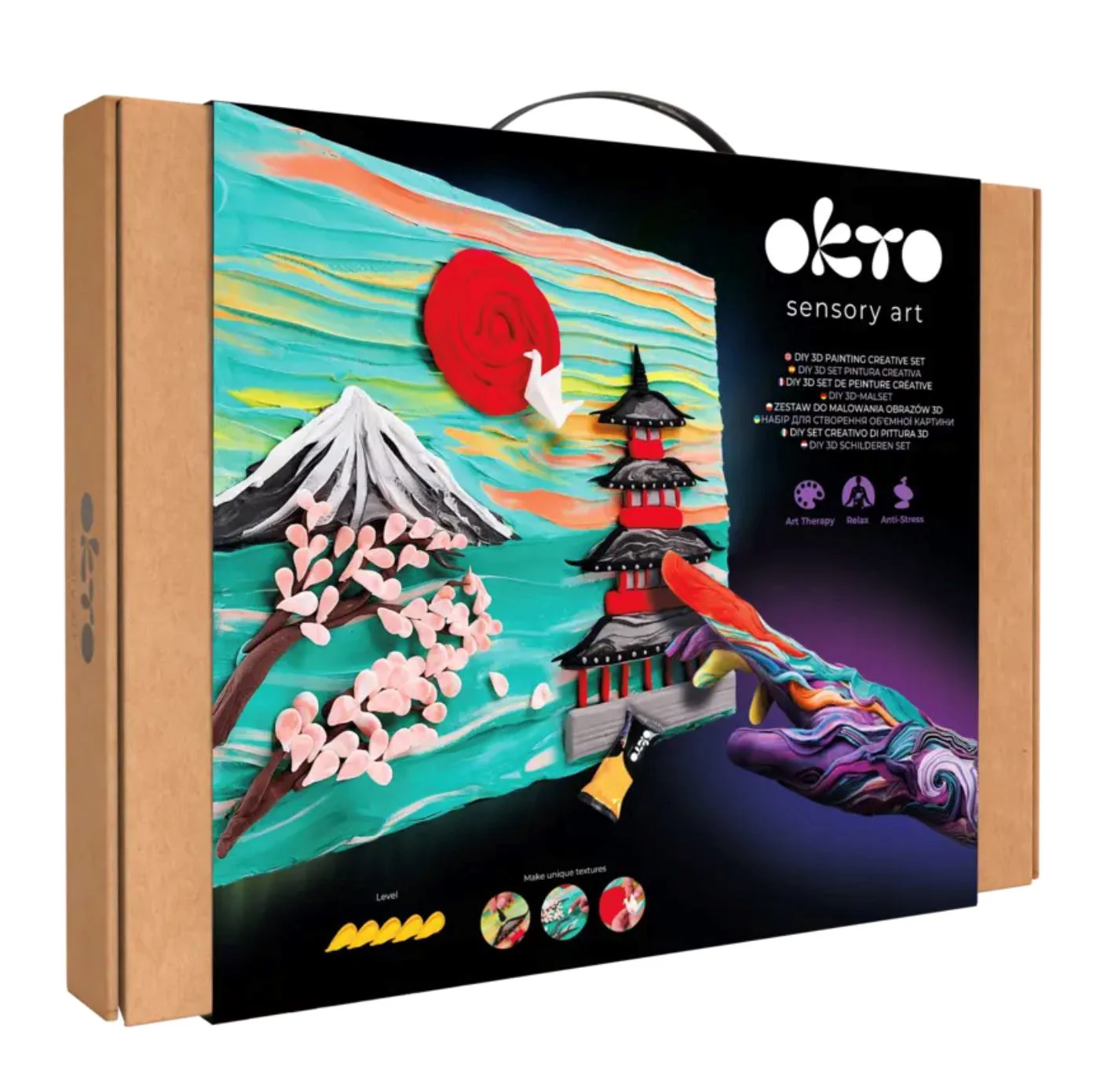 image for 3D-картина с воздушным пластилином Okto Air Clay Япония, 30 x 40 см foto