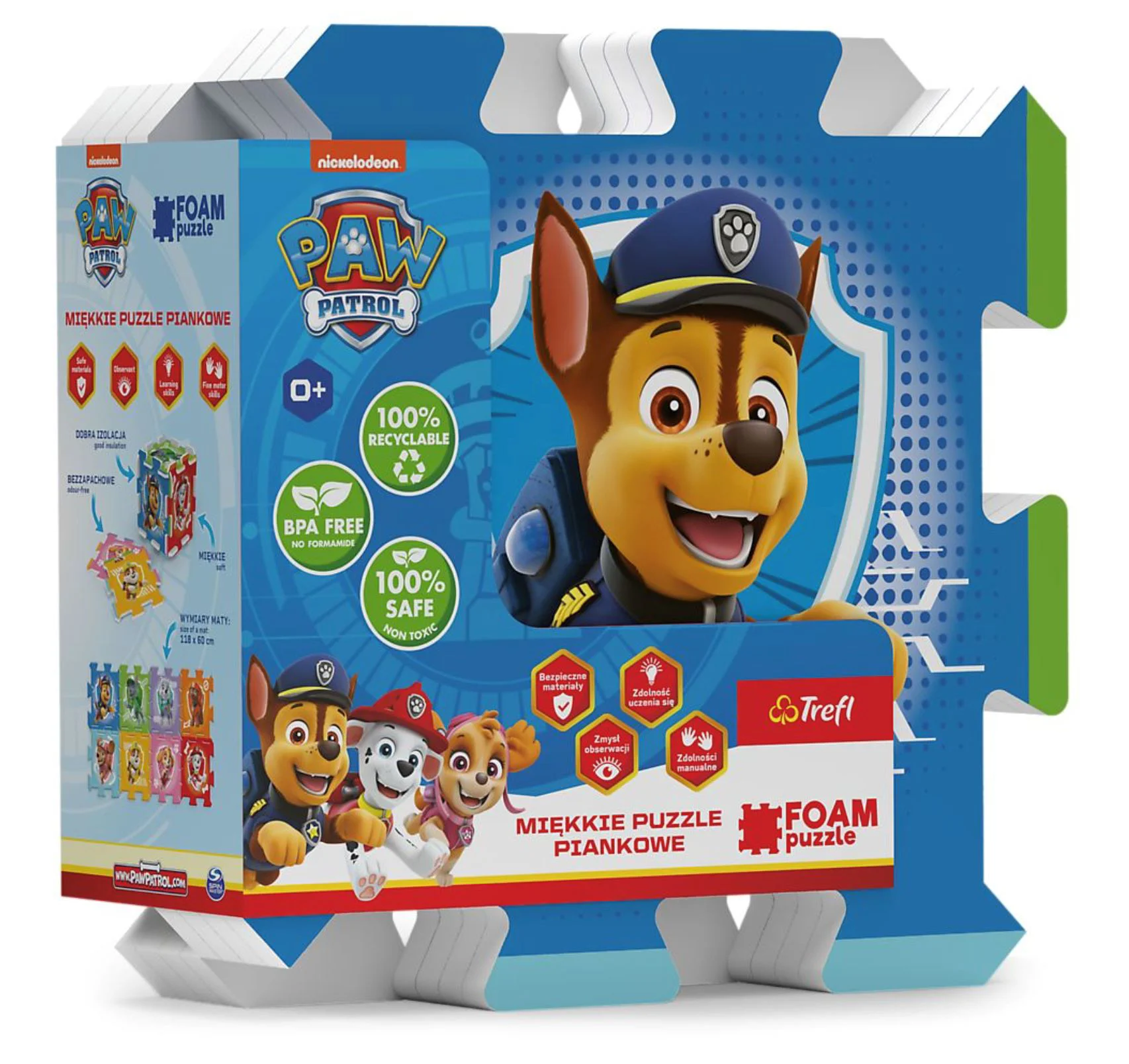 image for Puzzle din spuma Trefl Patrula Catelusilor, 8 el. foto