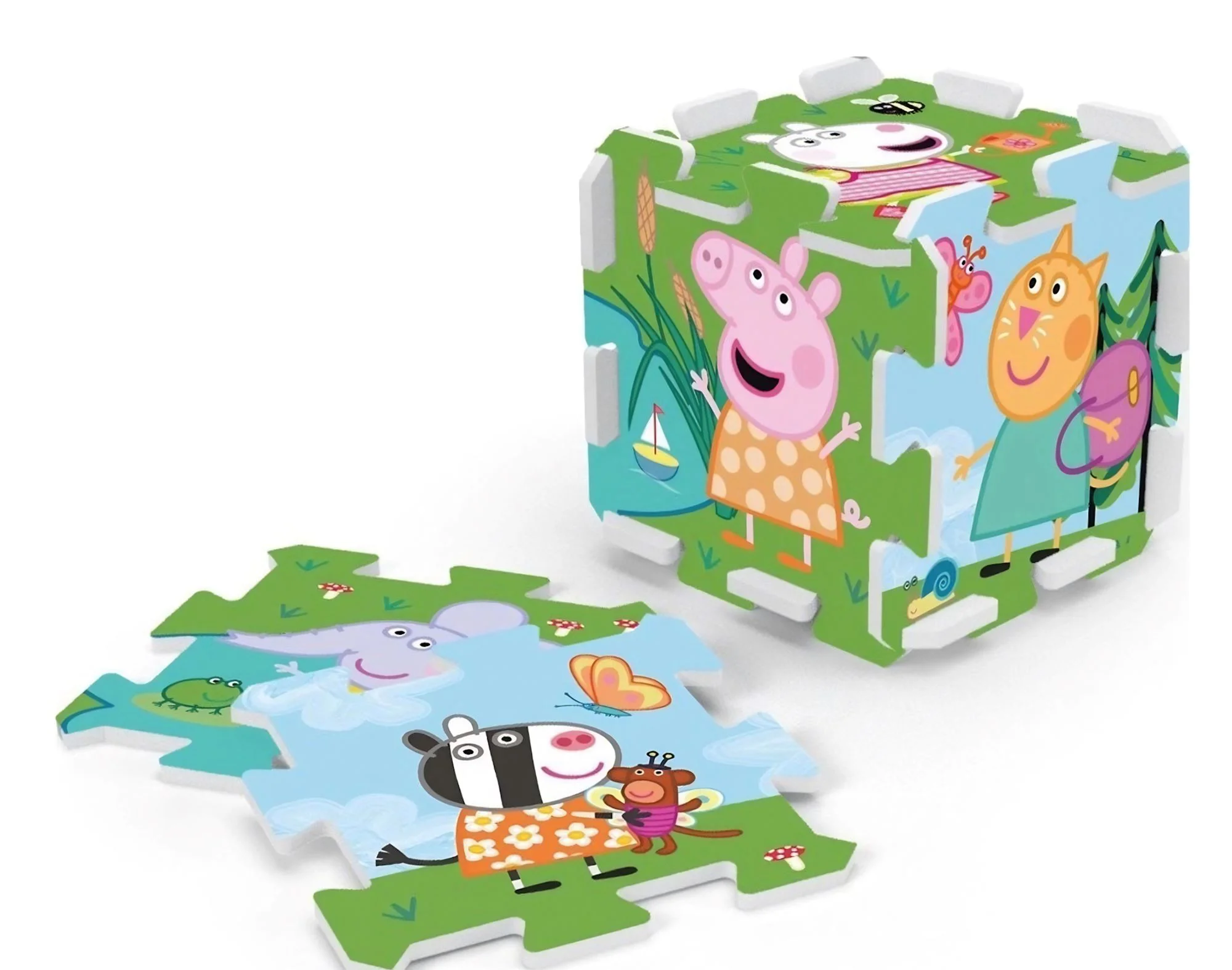 Puzzle din spuma Trefl Purcelusa Peppa, 8 el. foto