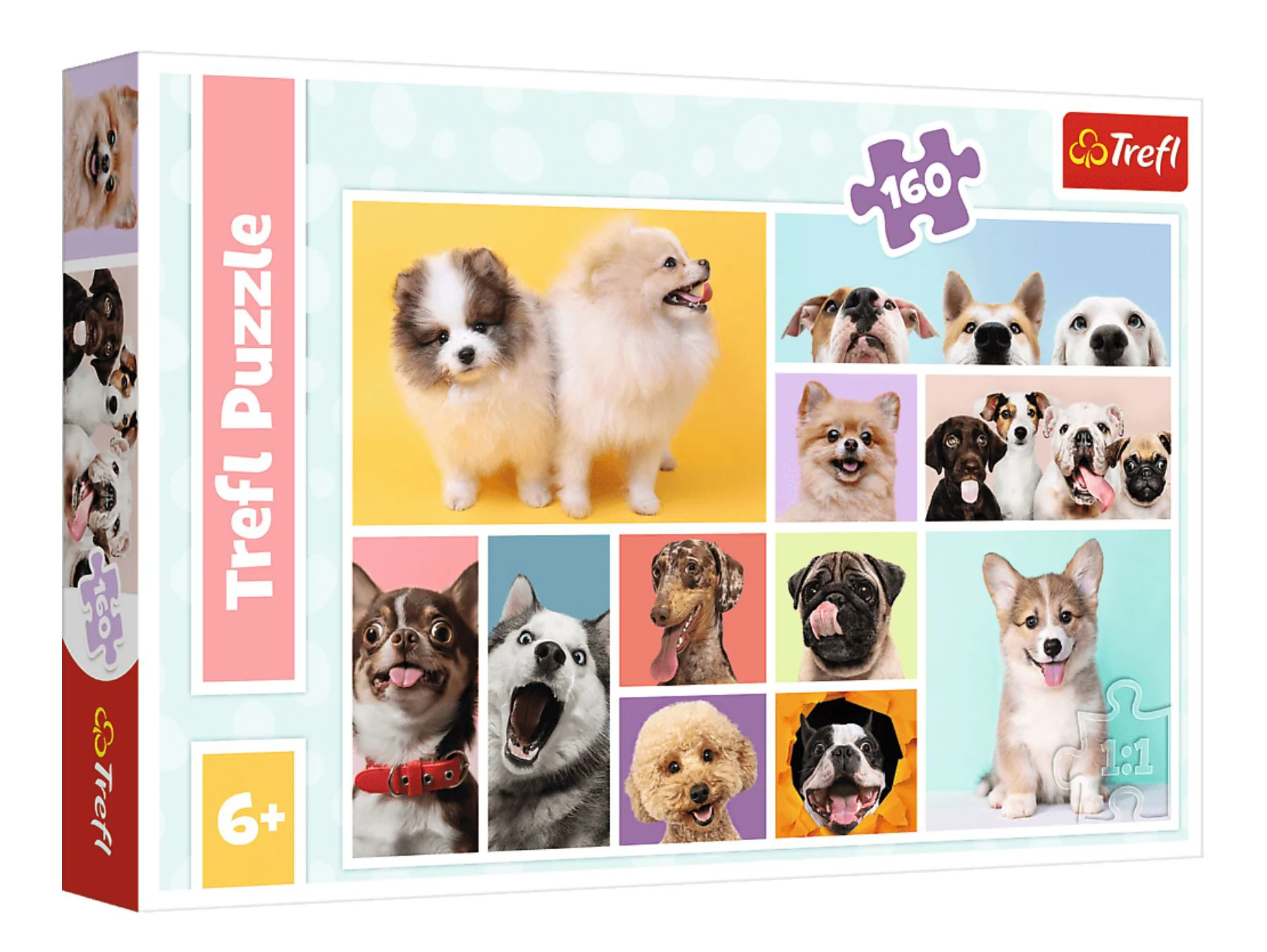 Puzzle Tref Prietenia catelusilor, 160 el. foto