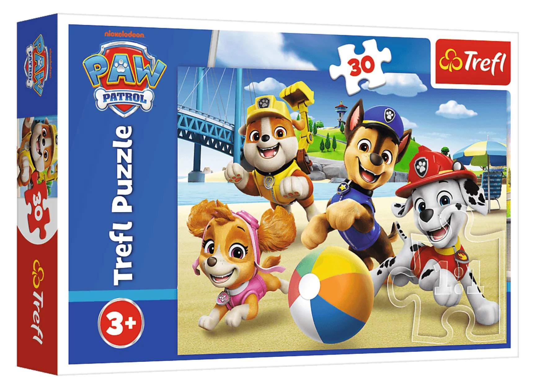 Puzzle Trefl Paw Patrol: Patru catelusi, 30 el. foto