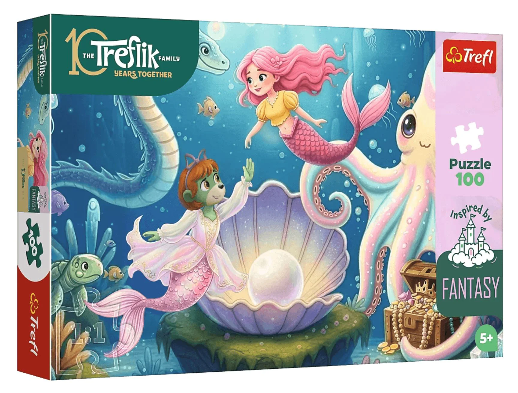 Puzzle Trefl In lumea sirenelor, 100 el. foto