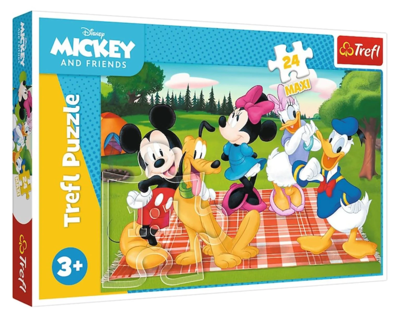 Puzzle Trefl Preferatul lui Mickey, 24 el. foto